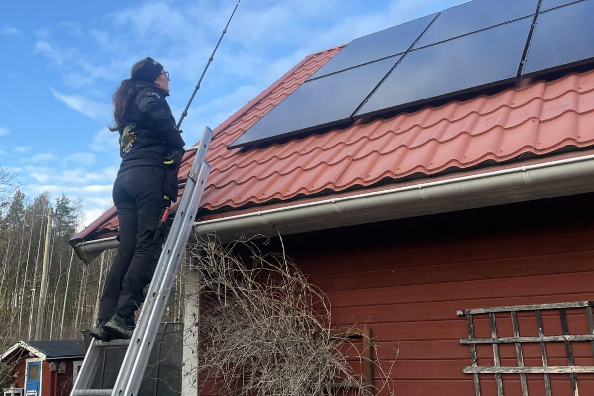 Besiktning av solcells- och batterianläggning i Falun – ”Den bästa anläggningen jag besiktat i Dalarna”